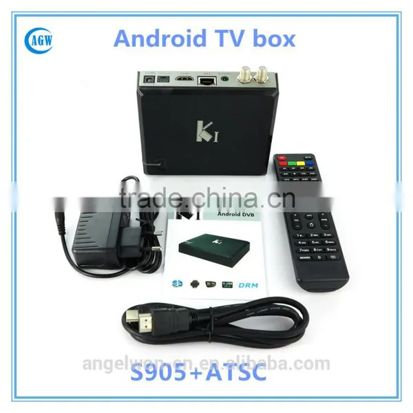 Android 5.1/6.0 TV Box 1G 8G 1080p STB Hybrid Set Top Box Wifi TV Smart Box S905 ATSC TV Receiver Box