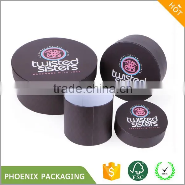 Customized Round Cardboard Paper Box Chocolate Packaging photo-5