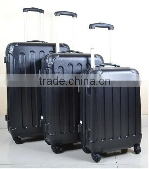 2015 Stocklot 3pcs Trolley Luggage Stock 20&amp;#24&amp;28&amp Trolley Luggage Set