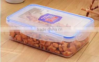 Disposable Food Grade 400ml Square Shape Plastic Kitchen Food Container photo-3