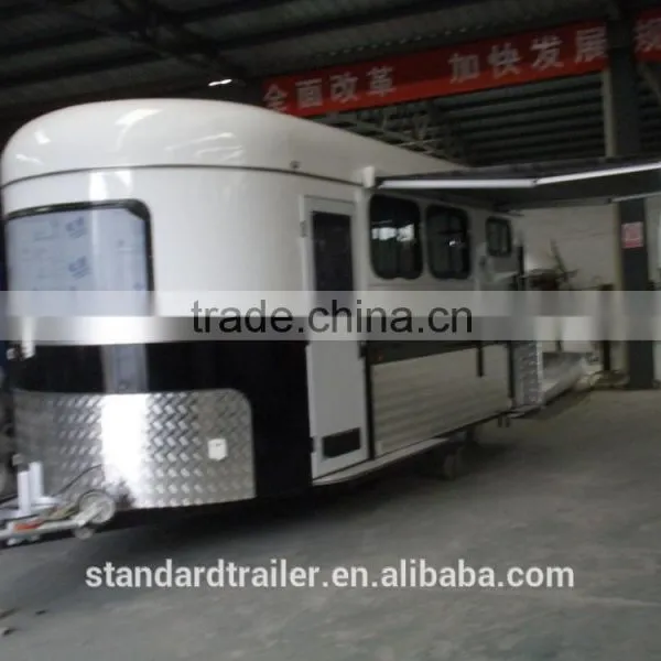 [Hot Sale] 2 Horse Trailer Angle Float With Living Area photo-2