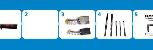FIXTEC 800W Hammer Tool Rotary Hammer Spare Parts for Hammer Drill photo-3