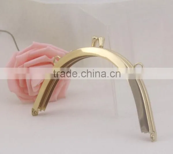 High End Half Round Purse Frame Metal Closure Frame for Ladies Clutch photo-3