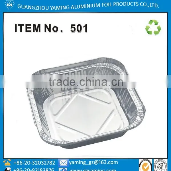 Aluminium Foil Take Away Foil Container for Restauran Food Use With Lids