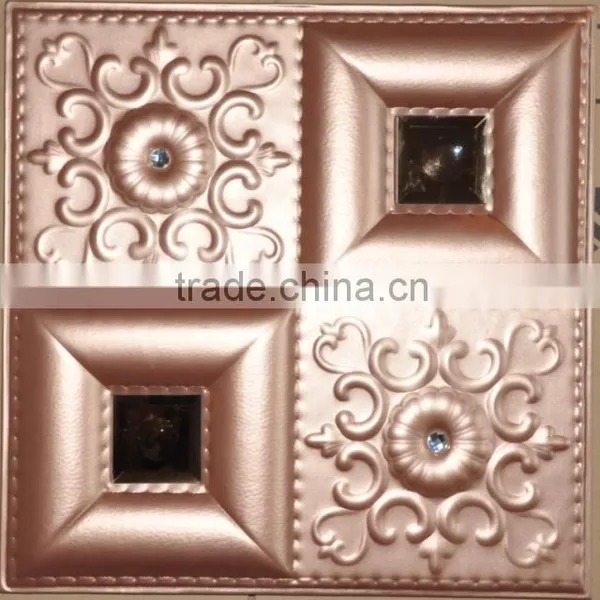 TV Setting Wall of Soft Package PVC Floor Decoration Materials photo-4