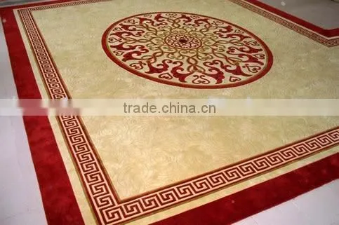 Handmade Carpet Wool Acrylic Hand Hooked Rug Hotel Carpet
