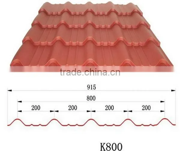 Step Tile Steel and Aluminium Corrugated Roof Roll Forming Machine #27-190-950 photo-5