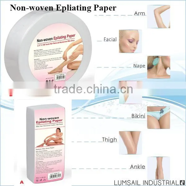 Non-wowen Epilating Paper for Waxing Hair Removal