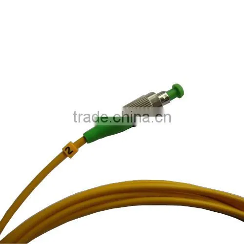 FC/APC-FC/APC Simplex Single Mode Yellow Boots Fiber Optical Patch Cord photo-3