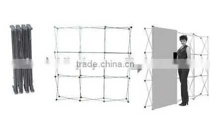 Easy Assembled Folding Spring Pop up Banner Stand, Trade Show Pop up Backdrop Wall photo-2