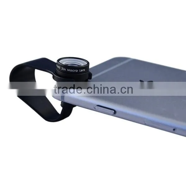 High-end Universal Clip Phone Camera Lens 20x Macro Lens for Samsung Note 4 Galaxy Iphone 6 6 Plus photo-4