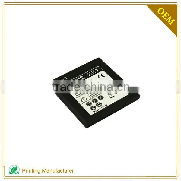 2016 Custom Hot Sale High Quality PET Adhesive Battery Sticker Lable photo-3