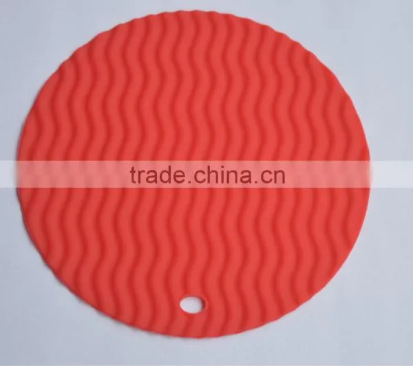 Kitchen Tools Hot Pan Pot Non Slip Washable Silicone Heat Mat photo-2