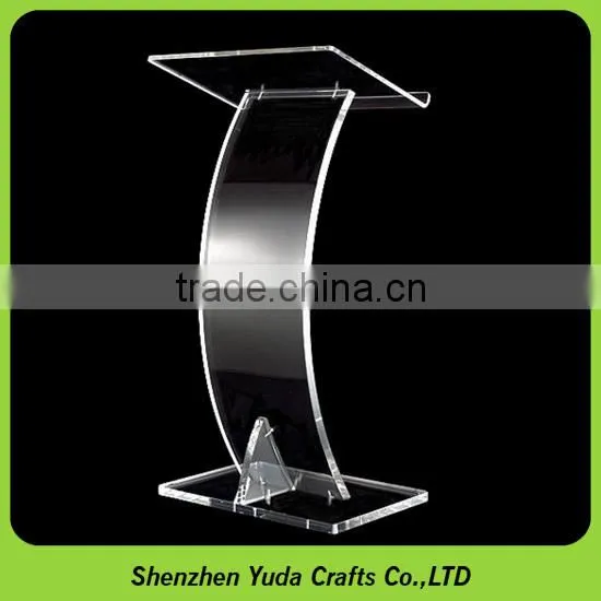 Sleek Modern Acrylic Podium Ideal for Seminars or Other Public Speaking Events Corporate Event photo-3