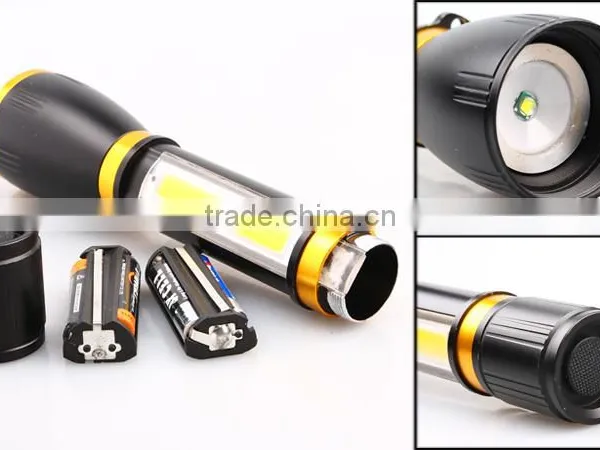 Patented Durable Aluminum Alloy COB LED Torch With 2015 New Design photo-3