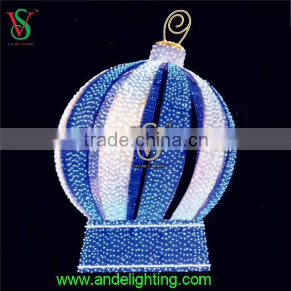Christmas Outdoor Large Ball Shape Light With String Light and Metal Frame photo-5