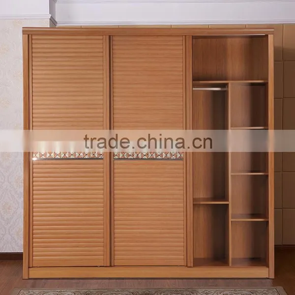 Environmental E1 18mm MDF Wood Sliding Wardrobe Door Mechanism for Bedroom photo-5