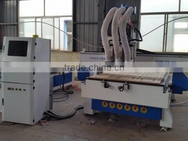 FLDM1325 Cnc Router Machine Cutting Wood With 3 Heads photo-3