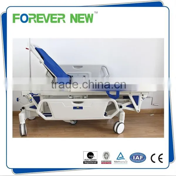 YXZ-E High Quality Medical Stretcher Cart Manual Patient Transfer Trolley photo-3