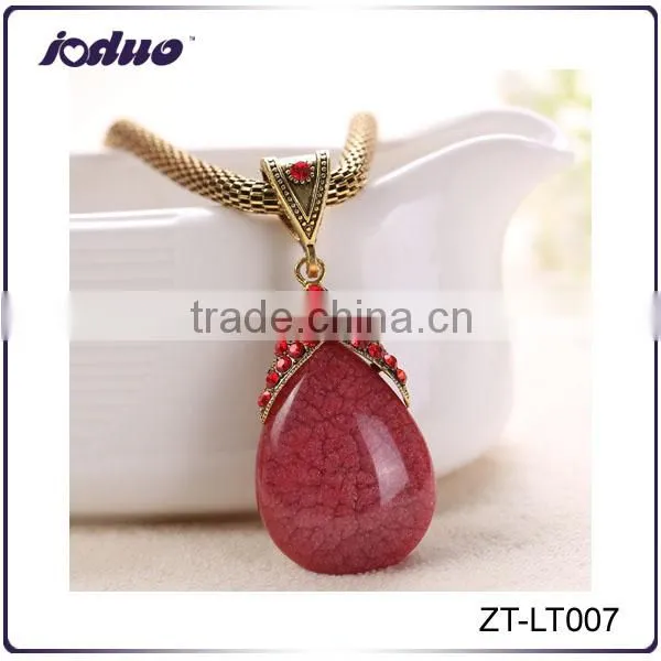 European Women Stone Alloy Necklace Wholesale
