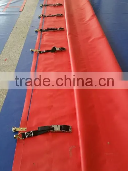 Waterproof and High Tear Strength PVC Tarpaulin Printed Truck Side Curtain Cover Fabric photo-3