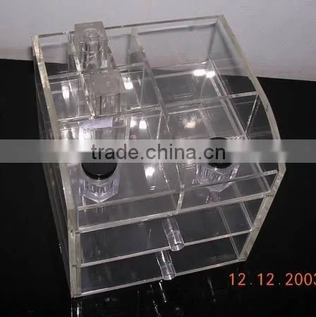 Acrylic Cosmetic Box With Drawers