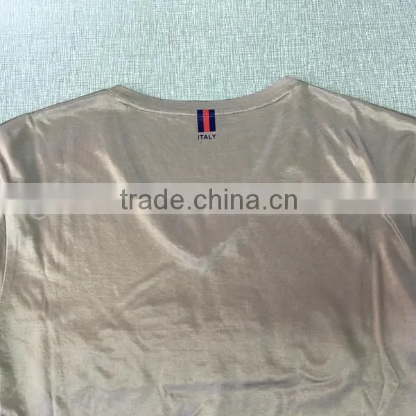60%lyocell 40%cotton Men's T-shirt photo-2