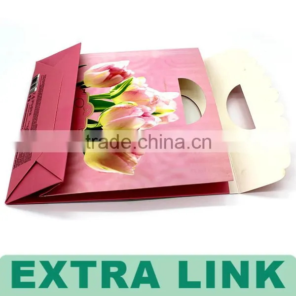 Extra Link Printed Customized Logo Festival Gift Shopping Big Strong Paper Bag photo-3