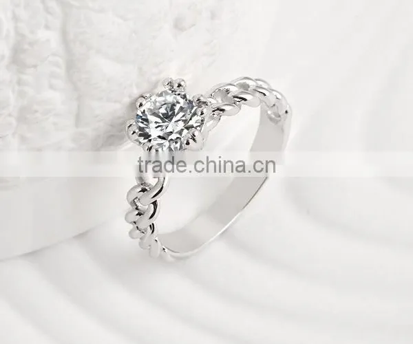 High Quality 1 Gram Gold Plated Platinum Wedding Ring Design photo-6