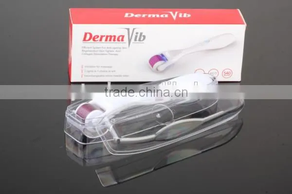 540 Dermaroller Factroy Directly Titanium LED Vibrator Derma Roller DNS70 photo-2