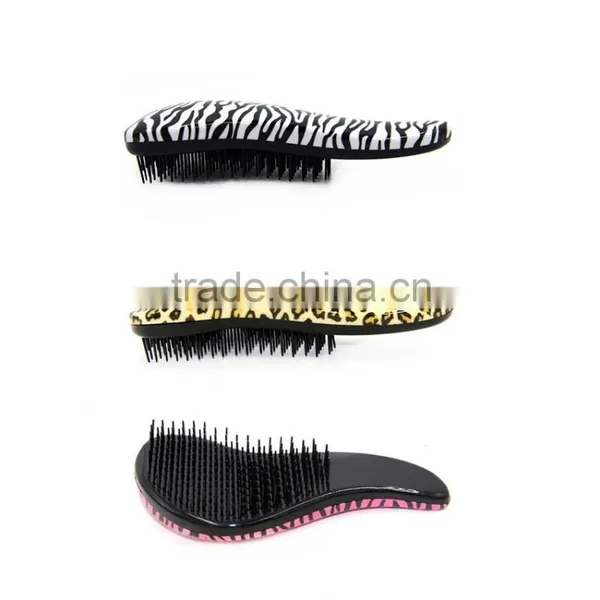 Leopard Magic Detangling Handle Tangle Hair Brush, Salon Styling Tamer Tool Comb photo-3