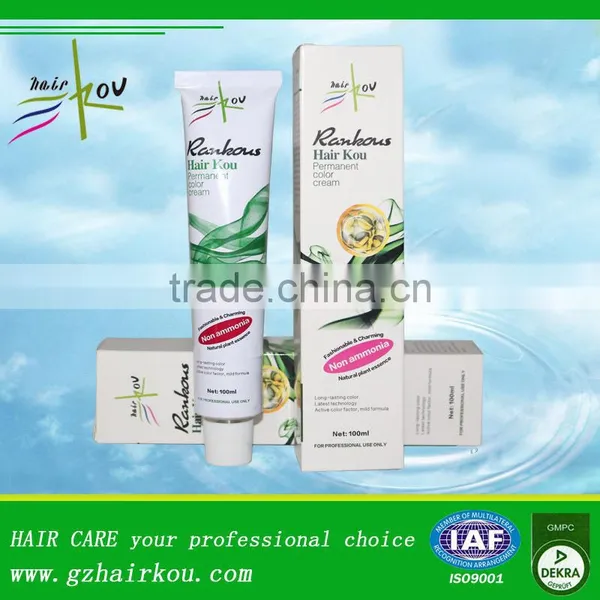 Non-ammonia Hair Dye Hair Color Cream in China photo-4