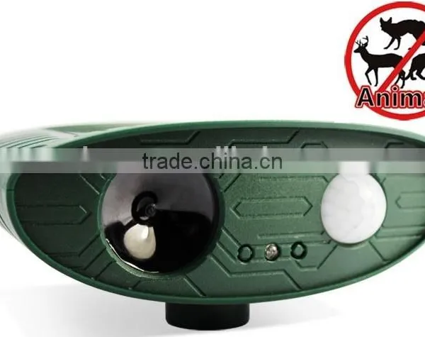 New X-pest Bell Howell Product VS-3194 Defender Mega Sonic Electronic Solar Animal Guard Bird Cat Owl Repeller photo-4