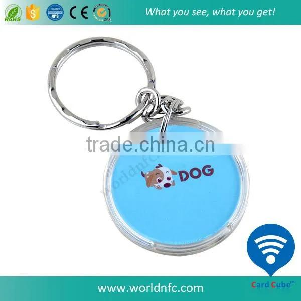 13.56mhz MF Desfire 2k RFID PVC Keyfob/ Keychain/ Key Tag for Door Access Control photo-3