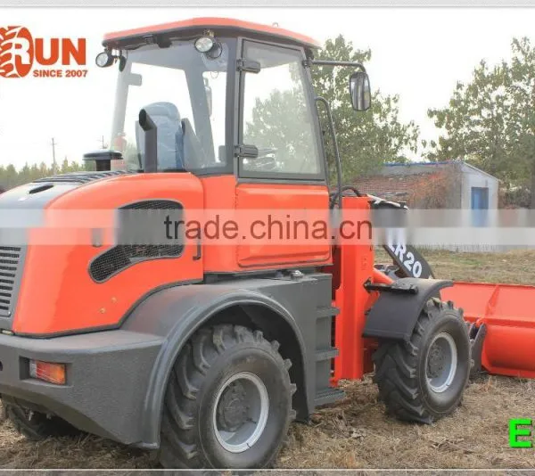 ER20 Everun Brand Farming Machine Small Wheel Loader With Front End Loader Bucket photo-6