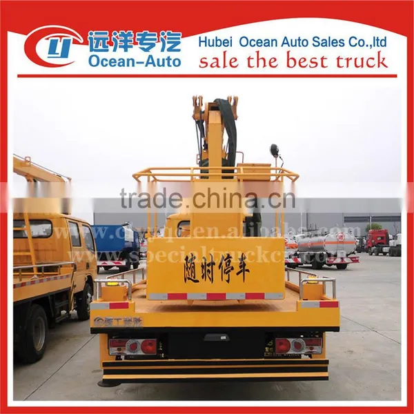 DFAC Double Cab 14-16m High Overhead Working Truck for Sale photo-4