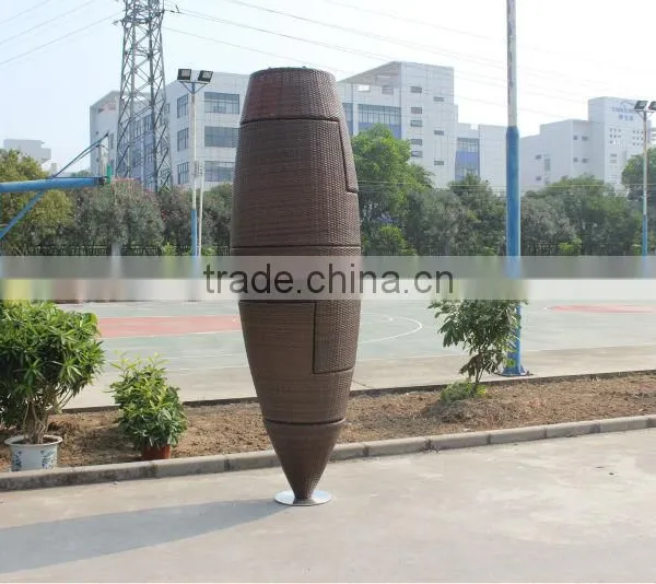 Outdoor Synthetic Rattan Furniture 4 Seated Leisure Table And Chairs photo-5