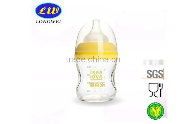 LFGB Standard Glassware Bottle Baby Feeding Bottle BPA FREE photo-3