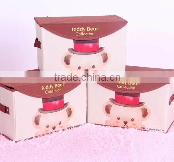 N487 Household Non Woven Box Foldable Storage Box photo-6