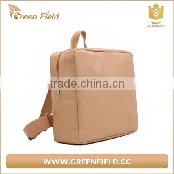 Day Backpack Kraft Paper Backpack Strong Washable Paper Laptop Backpack photo-2