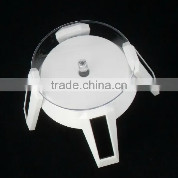 Solar Power Rotating Display Stand With 4 LED Light For Sale photo-2