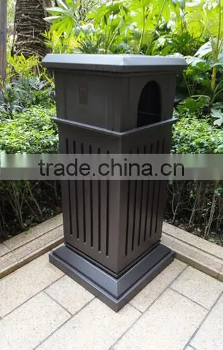 Arlau Steel Iron Square Garbage Bin photo-2
