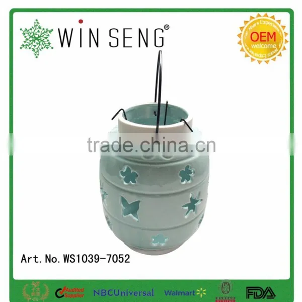 Personalized Ceramic Craft Candle Holder of Jar Shape photo-5