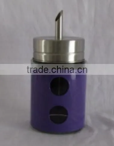 Colored Metal Coated New Design Fancy Oil Bottle photo-5