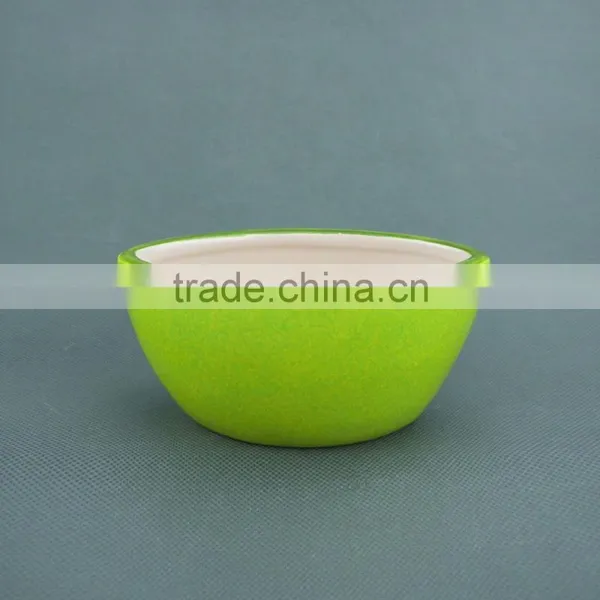 Decorated Ceramic Green Flower Pot photo-2