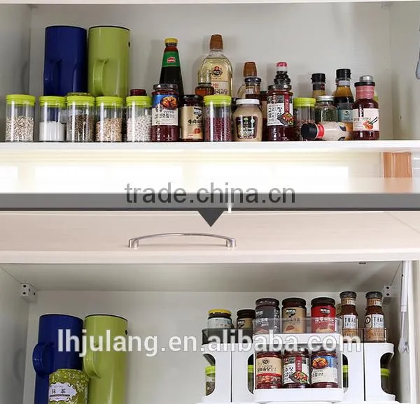 Wholesale Plastic Multifuction Bottle Storage Box for Kitchen photo-4