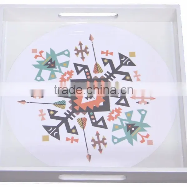 Square Lacquered Serving Tray photo-2
