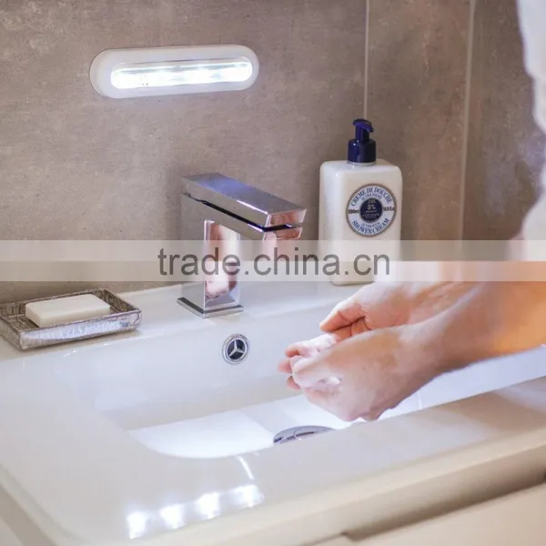 Twin Pack of Cool White LED Touch Operated Battery Cupboard Night Lights photo-2