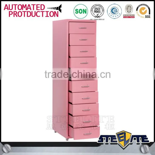 Knock Down Helmer 6 Drawers Tall Chest Pedestal Lateral Steel Filing Cabinet for Sale photo-5
