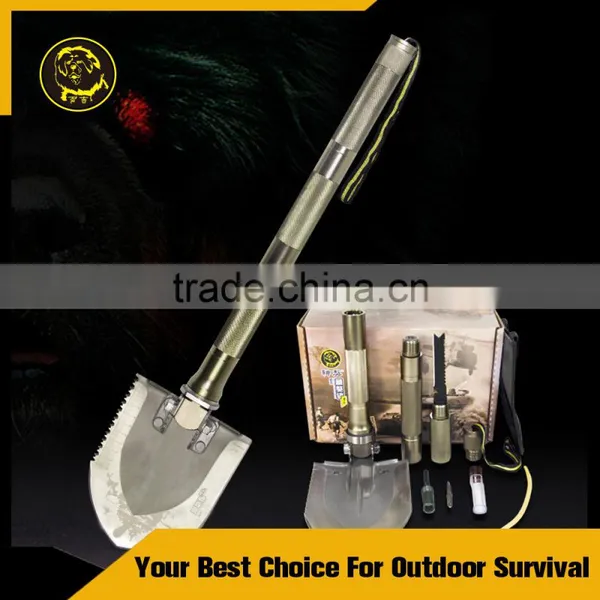 Duoji Best Outdoor Camping Steel Shovel as Car Repair Tools, Car Emergency Survival Kit Tools photo-5